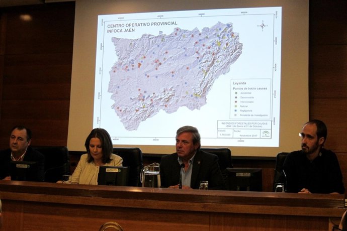 Balance de la actuación del Plan Infoca en Jaén en lo que va de 2017.