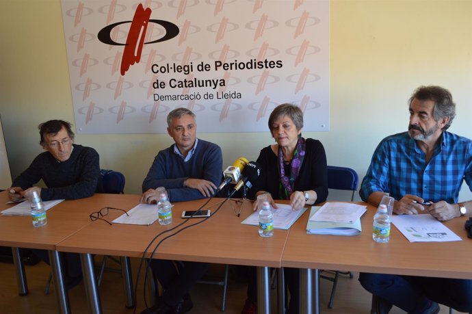 Sofía Isus, Jordi Pedrós, Francesc Espinal y Guillermo Palomero