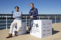 Los actores Alfonso Sánchez y Alberto López agradecen el Premio Luz, que les alienta "a seguir trabajando"