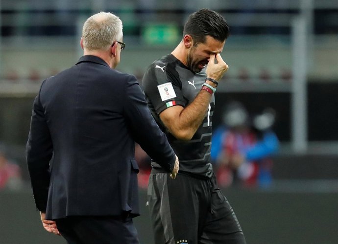 Gianluigi Buffon llorando eliminación Italia Mundial