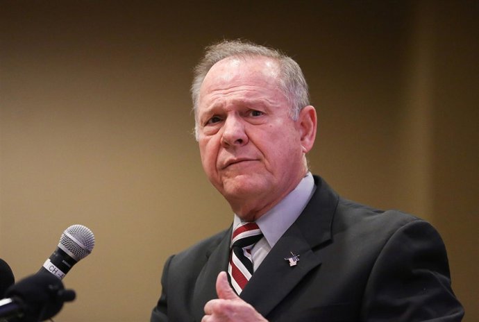 El candidato republicano al Senado por el estado de Alabama, Roy Moore.