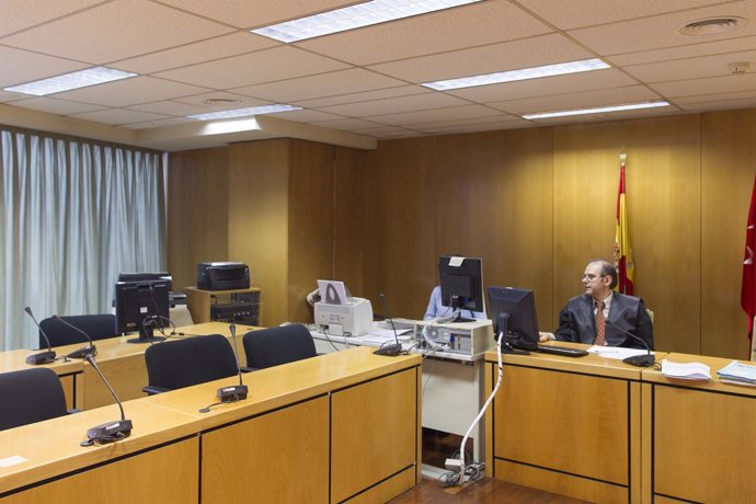 Audiencia Provincial de la Comunidad de Madrid, sala de vistas, sala de juicios