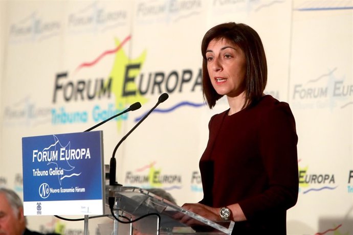 Angeles Vázquez, en el Fórum Europa