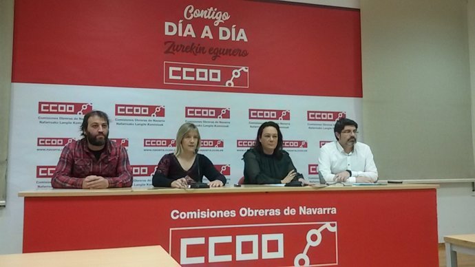 Rueda de prensa CCOO sobre los despidos anunciados en Simens Gamesa