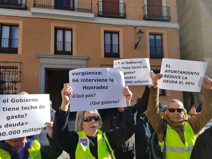 Protesta contra Montoro