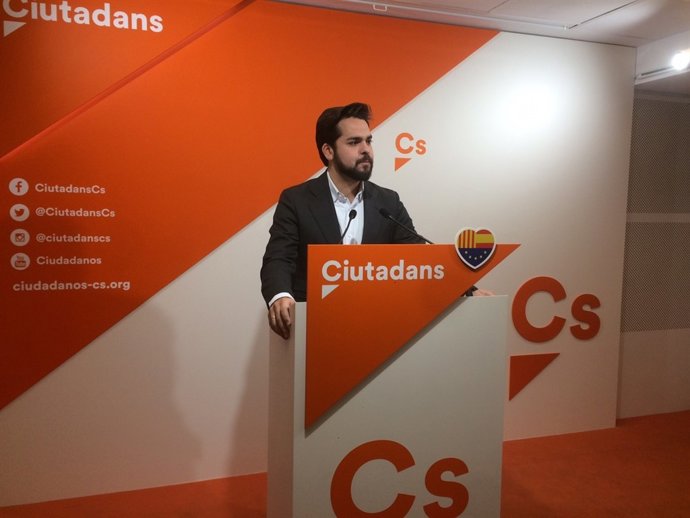 El secretari de Comunicació de Cs, Fernando de Páramo