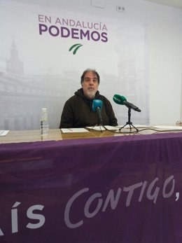El parlamentario de Podemos por Huelva, Jesús Romero. 