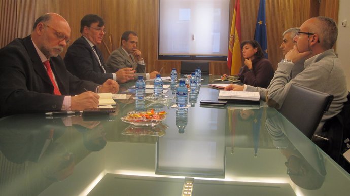 Reunión de la CHD con profesores de la Universidad de Valladolid