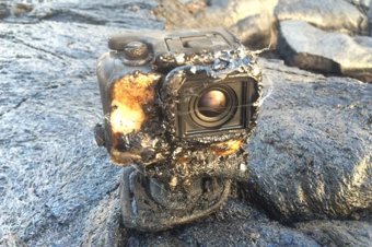 cámara quemada