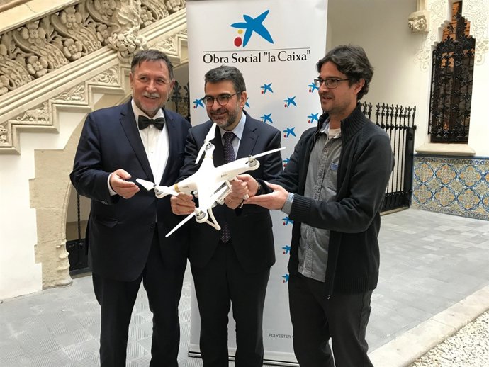 Martí Boada, Àngel Font i Jordi Vayreda en la presentació