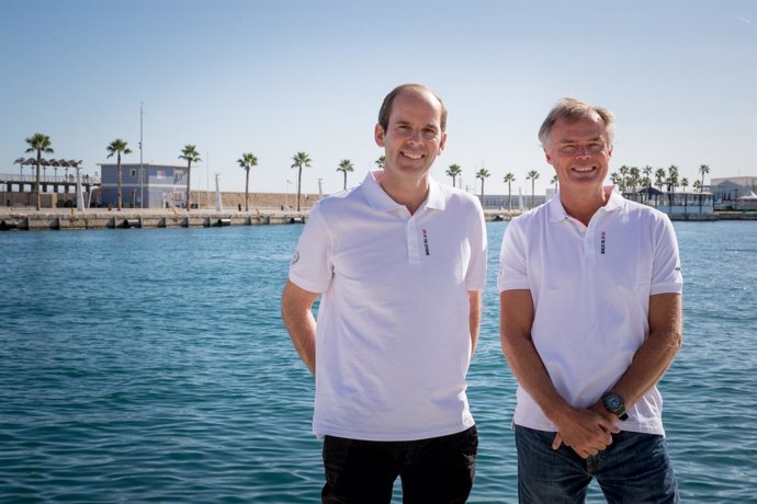 Richard Brisius y Johan Salén, presidente y copresidente de la Volvo Ocean Race