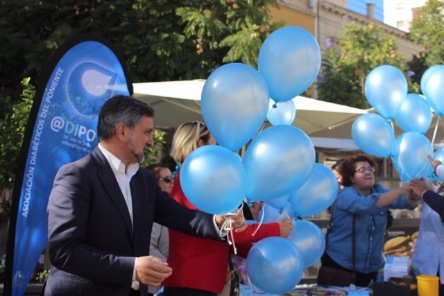 Ángel Escobar ha participado en el acto central del Día Mundial de la Diabetes.