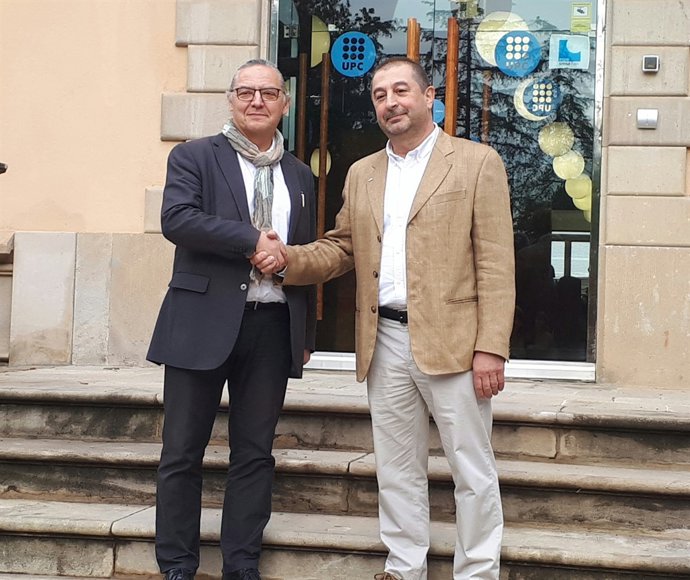 Els candidats a rector de la UPC Enric Fossas i Francesc Torres