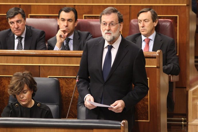 Rajoy en la sessió de control al Govern al Congrés