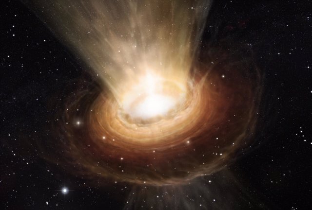 Entorno de un agujero negro superamasivo