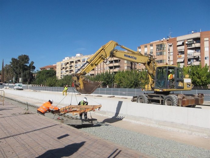Inicio obras del soterramiento en Murcia