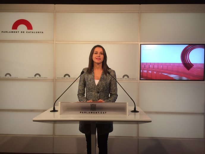 La líder de Cs a Catalunya,  Inés Arrimadas