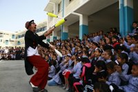 El equipo extremeño de Payasos Sin Fronteras viaja a Jordania para buscar  una sonrisa en la infancia refugiada
