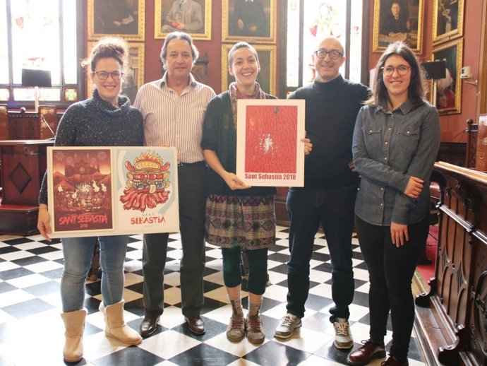 El cartel 'Es Pardaaal', imagen de Sant Sebastià 2018