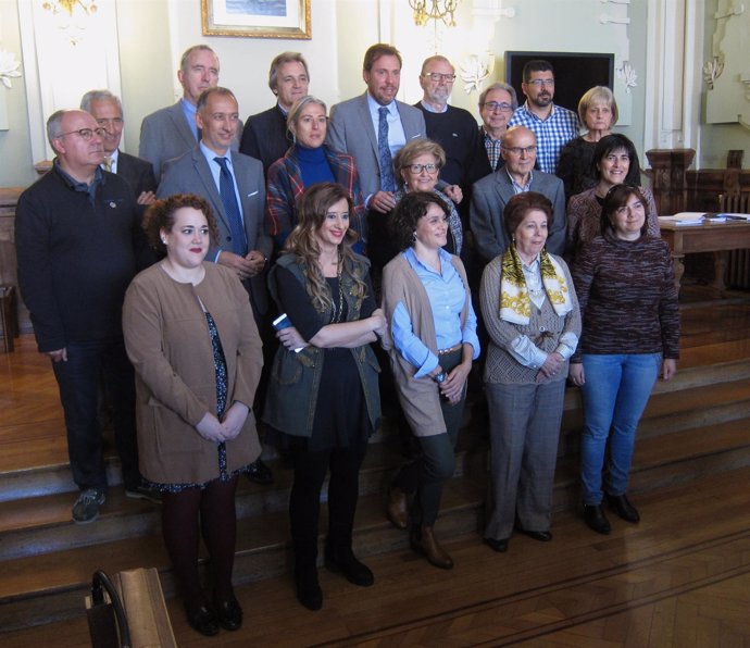 El alcalde de Valladolid junto a los miembros del Consejo Social de la Ciudad