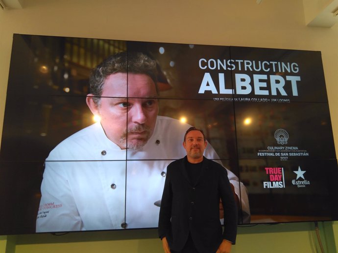 Albert Adrià durante la presentación del documental 'Constructing Albert'