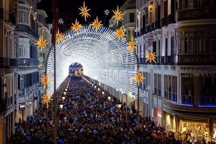 Navidad 2015 iluminación navideña calle Larios 