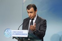 Maillo responde a Aznar que el PP es el mismo: “Sólo ha cambiado el logotipo”