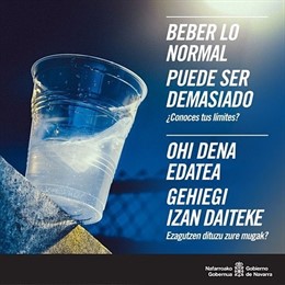 Cartel de la campaña 'Beber lo normal puede ser demasiado'