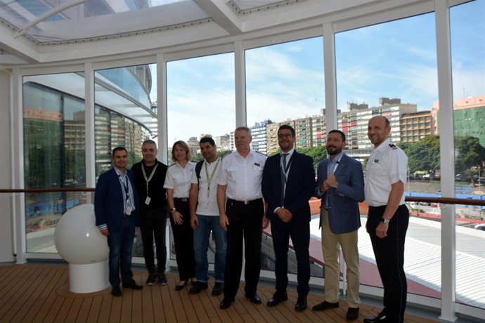 Acto a bordo del 'AidaPrima'