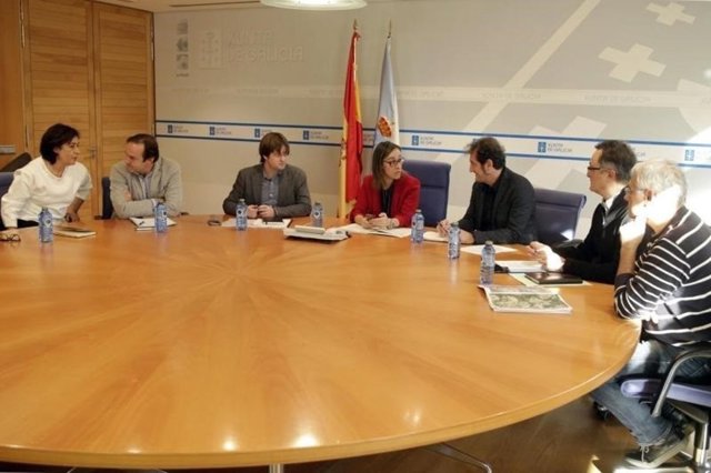 Reunión entre Xunta y Ayuntamiento de Santiago