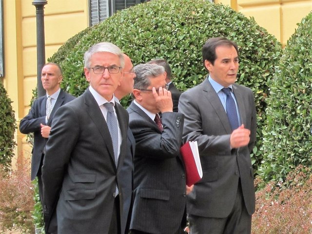J.A.Puigserver, D.Pérez de los Cobos, E.Millo y J.A.Nieto