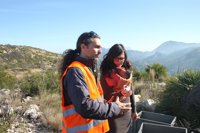 Hidraqua y Aquae inician la tercera fase de reforestación del área calcinada en el incendio de Pego de 2015