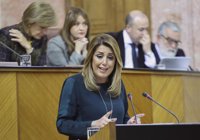 Susana Díaz garantiza a Cs que PSOE cumple "su palabra" y pone en valor la estabilidad que garantiza el acuerdo