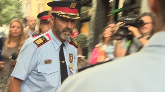 El mayor de Mossos d'Esquadra, Josep Lluís Trapero