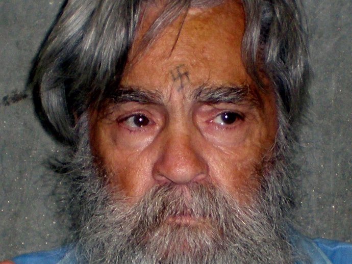 El asesino estadounidense Charles Manson.