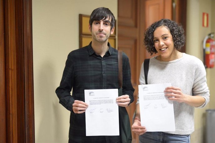 Nagua Alba y Eduardo Maura, de Podemos País Vasco