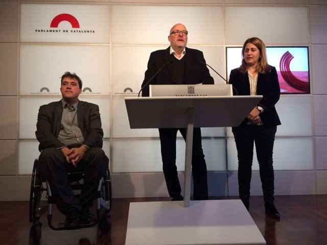 David Bonvehí, Lluís Corominas y Marta Pascal (PDeCAT)