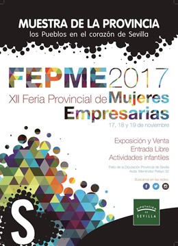 Cartel de la Feria Provincial de Mujeres Empresarias