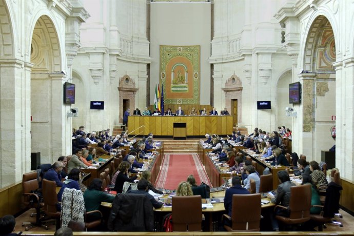 Pleno del Parlamento andaluz