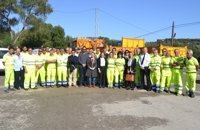 Presidenta de Diputación de Cádiz traslada el compromiso de consolidar las brigadas de carreteras e invertir en la red