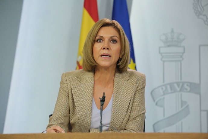 Rueda de prensa de Cospedal tras el Consejo de Ministros