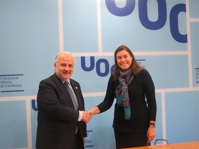 Firma acuerdo Fundación Randstad y UOC                        