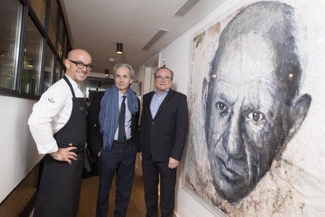 Chef Marc Bascons,Emmanuel Guigon (Museu Picasso),Jordi Serra (hotel The Serras)