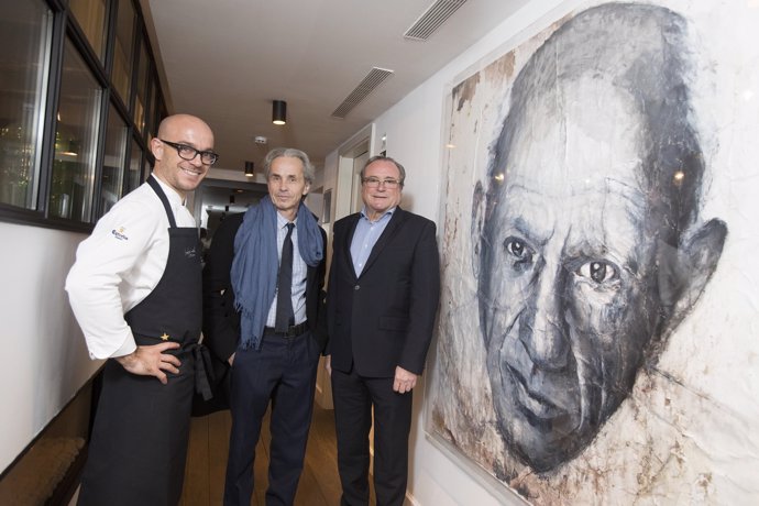Xef Marc Bascons,Emmanuel Guigon (Museu Picasso),Jordi Serra (hotel The Serras)