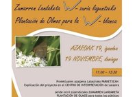 Diputación de Álava anima a participar en la plantación de olmos para proteger a la mariposa W-Blanca en Valderejo