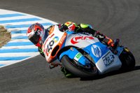 El italiano Bagnaia y el español Canet, los más rápidos en Moto2 y Moto3 en el test privado de Jerez