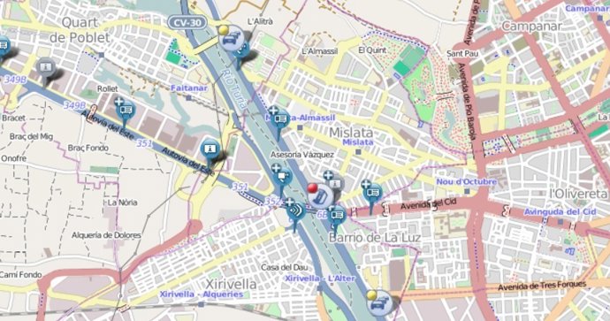 Accidente en Xirivella 