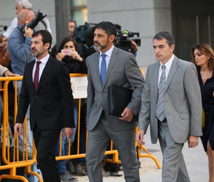 Trapero acudeix a declarar a l'Audiéncia Nacional