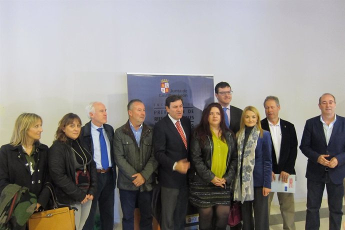 Palencia.- antes de la jornada de Prevención de Riesgos Laborales    