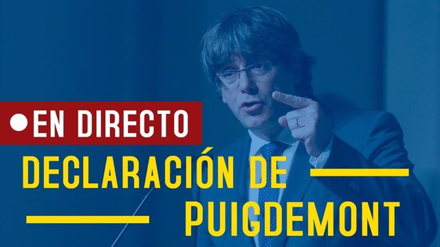 Declaración de Puigdemont en Bruselas, últimas noticias